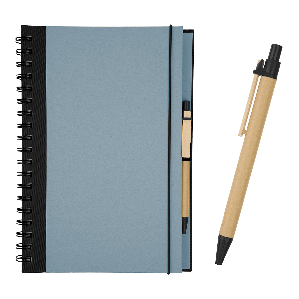 Eco-Inspired 7" x 10" Spiral Notebook & Pen