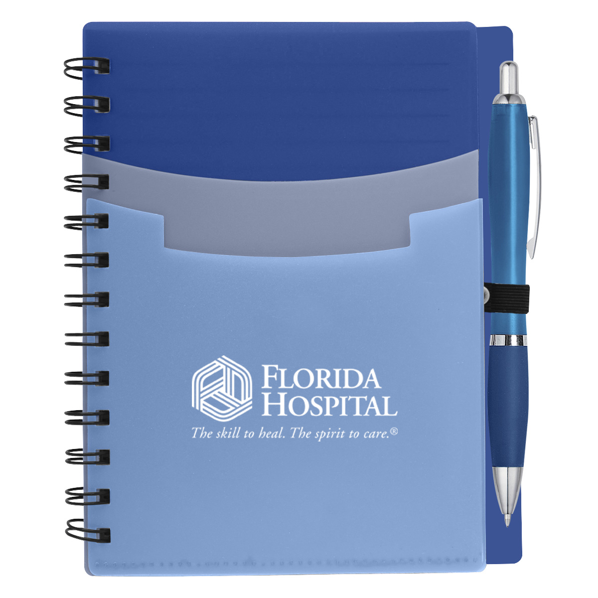 Tri-Pocket Notebook & Satin Pen