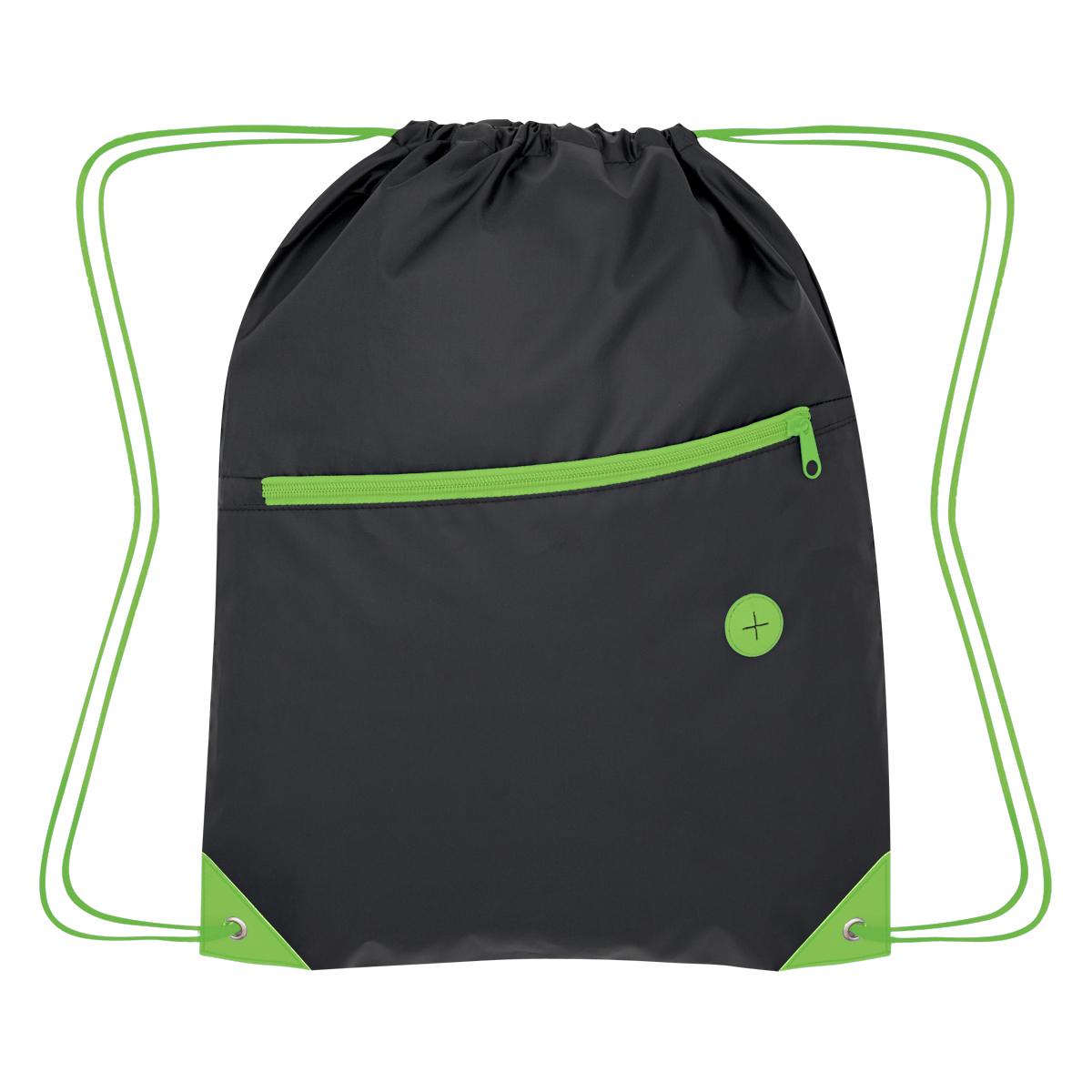 Color Pop Recycled Drawstring Bag